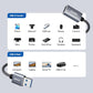 BENFEI USB 3.0 Extension Cable 1.5 Feet, Nylon Braided Compatible with Webcam, Camera, Phone, USB hub, Mouse, Keyboard, Printer, Hard Drive, Headset