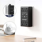 Black Wall Power Strip, 8 Way Outlets with 1680J Surge Protected, Multi Plug Wall Outlet with USB Ports, LED Indicator, 1875W Wall Mounted Surge Protectors for Dorm Room Office Kitchen