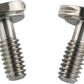 E-outstanding D Ring Hinged Screw 2PCS 1/4-20 Thread D-Ring Stainless Steel Camera Fixing Screws for Camera Tripod Monopod QR Plate 17mm Length