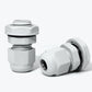 10 Pcs 1/4" NPT Nylon Cable Glands, IP68 Waterproof Adjustable Cord Grip Cable Connector Strain Relief Wire Protectors for 4-6mm Cable Diameter, Grey