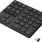 RaceGT Wireless Number Pad, Numeric Keypad Ultra-Silent Rechargeable 2.4G 35 Keys for Laptop,Desktop,PC, Notebook
