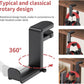 Adjustable Headphone Stand Holder - Universal Desktop Organizer for Gaming/Office Setup - Durable & Lightweight Design - Easy Installation - Modern Accessory - Black