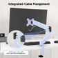 Suptek Monitor Mount Gas Spring Monitor Arm Desk Mount Fully Adjustable Fits 17-32inch Monitors Weight Capacity up to 22 lbs,Blue(MD8BLUE)