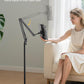 Floor Tablet Stand Phone Holder - Lamicall [55" Height Adjustable][ Flexible Arm] Multi Angle Tablet Holder, 5lb Weighted Base Bed Mount For 4.7-13" Devices, iPad Pro Air Mini, Kindle, Tabs, E-Readers