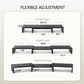 AMERIERGO Dual Monitor Stand Riser for 2 Monitors, Monitor Stand for Desk, Adjustable Computer Monitor Stand with 2 Slot, Multifunctional Desktop Organizer Stand for Laptop, PC, Computer, Printer