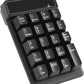 RaceGT Bluetooth Number pad, 19-Keys Wireless Numeric Keypad, Portable Mini Multi-Function Accounting Number Keypad Keyboard Extensions for Laptop/Desktop/Notebook