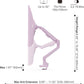 Pixio PS1S Wave Pink Single Monitor Arm Stand Desk Mount - Fits up to 32 inches Monitors and up to 19.8lbs. VESA Compatibility and Integrated Cable Management