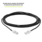 TRUECABLE Cat6 Component Rated Patch Cable, Unshielded (U/UTP), 14ft, Black, 28AWG Solid Copper, Snagless 10G High-Speed Ethernet Cable, PoE++ 4PPoE 100W, UL Listed, RoHS-3, 1 Pack
