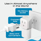Ceptics World Travel Adapter Set - 2 in 1 USA to Europe, Asia, Africa, India, Japan, Australia, Brazil, China, Israel and more - 11 Pack - Safe Grounded - Works with Cell phones, Laptops, Chargers