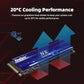 KingSpec NX Series 1TB Gen3x4 NVMe M.2 SSD, Up to 3500MB/s, 3D NAND Flash M2 2280 Internal Solid State Drive, for Desktop and Laptop