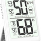 Antonki Room Thermometer, Digital Small Hygrometer Indoor Thermometer Humidity Gauge, Temperature Humidity Meter with Max/Min Record Monitor Sensor for Home, Plants - Battery Included