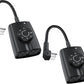 G-ELEK Outdoor Timer Outlet Waterproof, 24 Hour Outdoor Light Timer, Timers for Electrical Outlets, Ideal for Pool Pump, Christmas Lights, Heavy Duty, Grounded Outlets (Dusk to Dawn Sensor, 2 Pack)