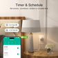 GHome Smart Plug, WiFi Smart Plugs Work with Alexa and Google Home, Smart Outlet Timer with APP Remote Control, 2.4GHz Wi-Fi Only, No Hub Required, ETL FCC Listed, White