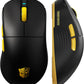 Transformers GM04 63g Lightweight Wireless Gaming Mouse, 12000 DPI, PAW3311 Sensor, 100h Battery Life, 2.4G/USB-C/Bluetooth Wireless Mouse with 5 Programmable Buttons for PC/Mac/Laptop(Black)