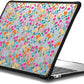 CASETiFY Impact MacBook Air 13" (M1/Intel) Case [Cushioned Impact Corners/Scratch-Resistant/Anti-Slip Grip] - Petit Floral Transparent - Clear Black