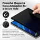 Magnetic 4-Way 360 Degree Privacy Screen Protector for iPad Pro 6th/5th/4th/3rd Generation 12.9 Inch, Removable Reusable Anti-Spy Anti-Glare Anti-Fingerprint [Landscape and Portrait Mode at