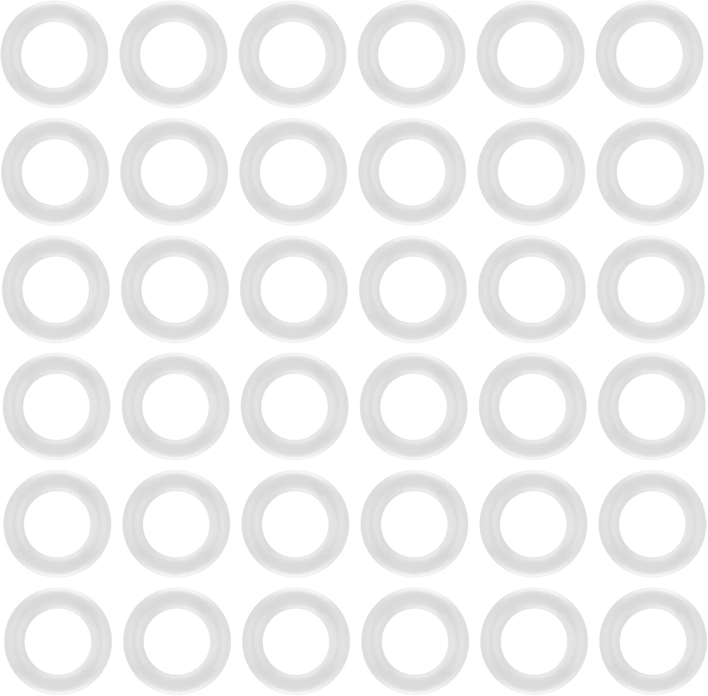 200Pcs Clear O-Ring Switch Dampeners Keycap for Mechanical Keyboard Cherry Mx, White…