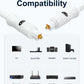 EMK White Optical Audio Cable [15ft/5M] - Digital SPDIF Toslink Fiber Optic Cable for Sound Bar, TV, Home Theater, Blu-ray Player - White, High-Speed, Low-Loss, Gold-Plated Connectors