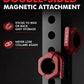 Mikolo Barbell Clamps,2-Inch Olympic Barbell Clips with Anti-Slip TPR Lining and Quick Release for Home and Gym Use