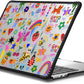 CASETiFY Impact MacBook Air 13.6" (M2-M4) Case [Cushioned Impact Corners/Scratch-Resistant/Anti-Slip Grip] - Good Vibes - Clear Black