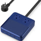 USB C Charger Block,135W GaN IV Fast Charging Station Hub,6-in-1 USB C Power Strip with Flat Plug and 5ft Cord,2 AC,2 USB A,2 USB C,PD 65W Laptop Charger for MacBook Air/Pro,iPhone16/15,S24-Dark Blue
