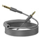 OneOdio 6.35mm to 3.5mm 6.6-9.8FT Stereo Adapter Cable Compatible with AMPs, Electronic Keyboards, Mixers, Guitars and Pro10/Pro30/Pro50 Headphones of OneOdio-Gray