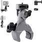 PGYTECH CapLock Super Clamp Mount, Aluminum Alloy Bracket for Insta360 Ace Pro2/X5/X4/X3, Crab Heavy Duty Clamp with 1/4" Screw for Gopro 13/12/11/Osmo Action 5 Pro/4/3/Pocket Action Camera