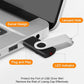128MB Thumb Drives 10 Pack, Bulk USB 2.0 Flash Drive Jump Drives with Lanyards, Swivel Memory Stick Photo Memoirs Office Supplies Zip Drive Pendrive for Data Storage and Backup