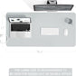 YSAGi Non-Slip Leather Desk Pad L Size, Waterproof Laptop Computer Desk Keyboard Mat, Table Protector Blotter Mat, Large Mouse Pad for Office/Work/Home/Decor(Silver-Grey, 35.4" x 17")