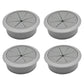 Desk Grommet 2" (50 mm), Desk Hole Cover for Cables Dark Grey, Cable Grommet ABS Plastic, Desk Hole Grommet for Office and Home Table Cable, Detachable & Flexible Cable Cord Organizer-4 Pcs