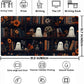 Cute Ghost Desk Mat Dark Vintage Large Mouse Pad Gaming Black Mouse Pad XXL Large Gaming Mousepad Desk Mat for Desktop Office Computer Laptop Keyboard and Mouse Mat - 31.5 X 15.7 in Desktop Protector