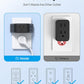 TROND Multi Plug Outlet 3 Pack - Wall Extender with 3-Prong Grounded Sockets, 3 Way Angled Outlet Adapter, Cruise Essentials, Expander for Travel, Home, Hotel, Dorm Room, Black