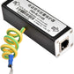 RJ11 Telephone Fax Protector, Lighting Thunder Arrester Device, Audio Telephone Protector Data Single Protector 110V