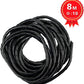 XHF 3/8" Spiral Cable Wrap 10mm(Wrapping Range:7.5mm-60mm) Cord for Computer Electrical Wire Organizer Sleeve Hose RoHS Black 26Ft
