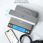 Inkless Portable Printer for Travel, Wireless Thermal Printer Support 8.5 x 11 Inch US Letter A4 B5, Bluetooth Mobile Printers with iOS, Android, Laptop for Home Use, Car, Office, School, Grey