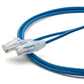 TRUECABLE Cat6 Component Rated Patch Cable, Unshielded (U/UTP), 7ft, Blue, 28AWG Solid Copper, Snagless 10G High-Speed Ethernet Cable, PoE++ 4PPoE 100W, UL Listed, RoHS-3, 1 Pack