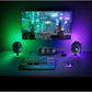 SteelSeries Arena 9 Illuminated 5.1 Desktop Gaming Speakers – 5.1 USB Surround Sound – Wireless Rear Speakers – 2-Way Speaker Design – Subwoofer – RGB Light, Bluetooth – PC, PlayStation, Mobile, Mac