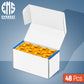 Everest RJ45 CAT6 Keystone Coupler in Yellow (48-Pack) - RJ45 Coupler - Cat6 Keystone Jacks