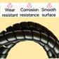 Spiral Wrap Hose Cable Protector - 1.58" OD x 12' Pre-Cut Lengths-Safe Hose Protector to Avoid Wear and Extend Life for Hydraulic Pneumatic Hoses