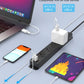 Surge Protector Power Strip with USB C Ports, 10FT Braided Extension Cord, 5 Outlets and 3 USB Ports(1 USB C), AUOPLUS Mountable Power Strips Flat Plug with Overload Protection