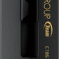 TEAMGROUP C186 256GB USB 3.2 Gen 1 (USB 3.1/3.0) Read 100MB/s Flash Thumb Drive, External Data Storage Memory Stick Compatible with Computer/Laptop Black TC1863256GB01