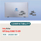 Replacement Laptop LCD Cover Back Rear Top Lid with Hinges for HP Envy X360 15-ED 15M-ED 15T-ED L93203-001 L93204-001 (Silver)