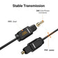 CableCreation Optical Digital Audio Cable 3.3FT, Thin Fiber Optic Toslink Gold Plated S/PDIF Cord for Home Theater, Sound Bar, TV, PS4, VD/CD Player, Game Console& More, Black