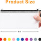20Pack Mesh Zipper Pouch Bags, Waterproof 9.5x4.5 Inch Pencil Pouches Bulk for Storage, Teacher School, Toys, Puzzle, Office, 10 Colors