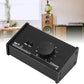 Big Knob Passive Monitor Controller, XLR and 3.5mm Interface Large Volume Knob Mute Control Passive Studio Monitor Controller Stereo Monitor Volume Controller