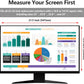 【2 Pack】 24 Inch Privacy Screen Protector (Compatible with 23", 23.6", 23.8") for 16:9/16:10 Widescreen Monitors-Blue Light Blocking,Hanging Design, Anti-Scratch for Desktop Computers