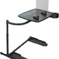 Stander Wonder Tray, Adjustable Swivel Table, Extra-Large Computer Stand, Couch Desk & Gaming Bench, TV-Trays for Eating on Couches, Chairs, Recliners with Laptop Wedges and Cup Holder, XL, Black