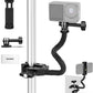 Neewer Action Camera Mount Kit with Super Clamp, Soft Tube, Adapter, Phone Holder for Flat/Round Surfaces, Compatible with GoPro, Insta360, DJI Action Camera, Smartphone