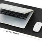 Cork Desk Mat - Small Dual-Sided Desk Pad for Office and Home - Desk Organization and Accessories - Ideal for Large Mouse Pad and Small Desk Mats on Top of Desks(Black,23.6"x 13.8")