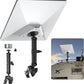 XLTTYWL 2025 Starlink Mini Pole Mount Kit, Aluminum Mini Starlink Tripod Adapter with 1/4"-20 & 3/8"-16 Thread and Adjustable Clamp Bracket for Star Link Mini Dishy RV, Camper, Roof Rack, Balcony